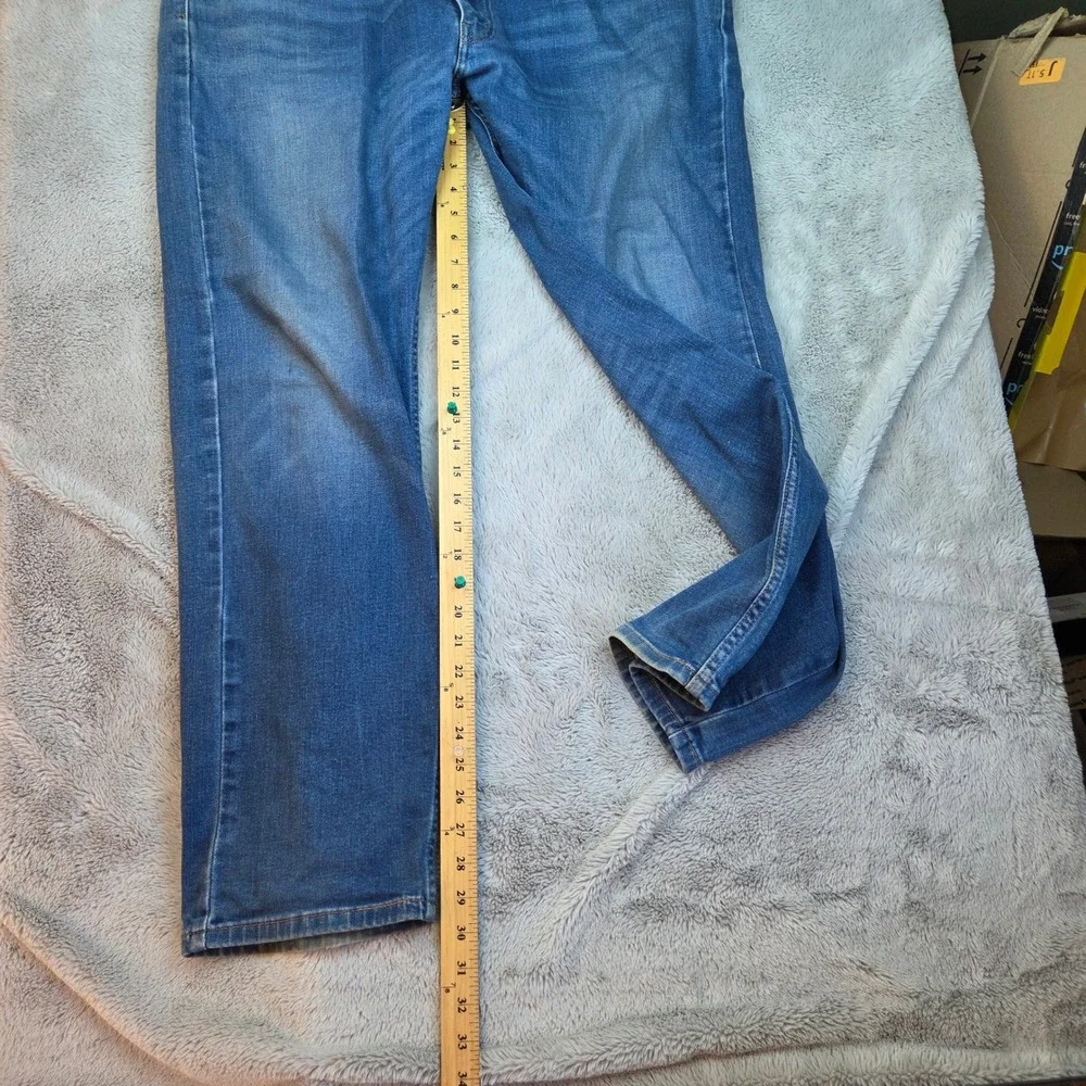 Levi's 505 Regular Fit Jeans Mens 40x32 Blue Straight Leg Denim 00505-1541 - Picture 2 of 11